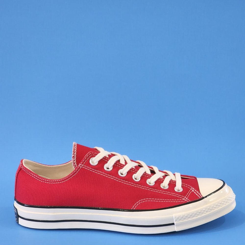 Converse Chuck 70 Low Ox Classic Enamel Red Unisex Sneakers 164949C NWT - Picture 2 of 6